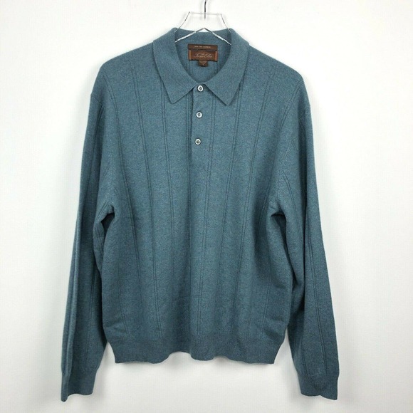 Tasso Elba Other - Tasso Elba 100% Fine Cashmere Polo Sweater